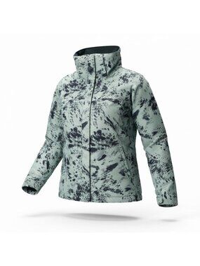 Columbia Jacket Girls 10-12 Ski Coat Blue Interchange Omni-Heat Hooded Snow